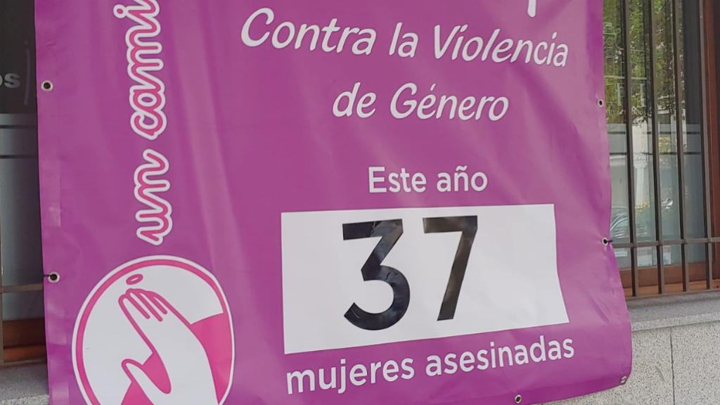 Pancarta. Foto: PSOE.