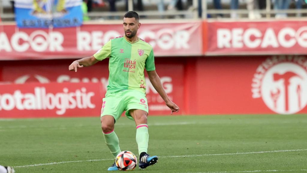 Einar Galilea durante el Algeciras vs. Málaga CF