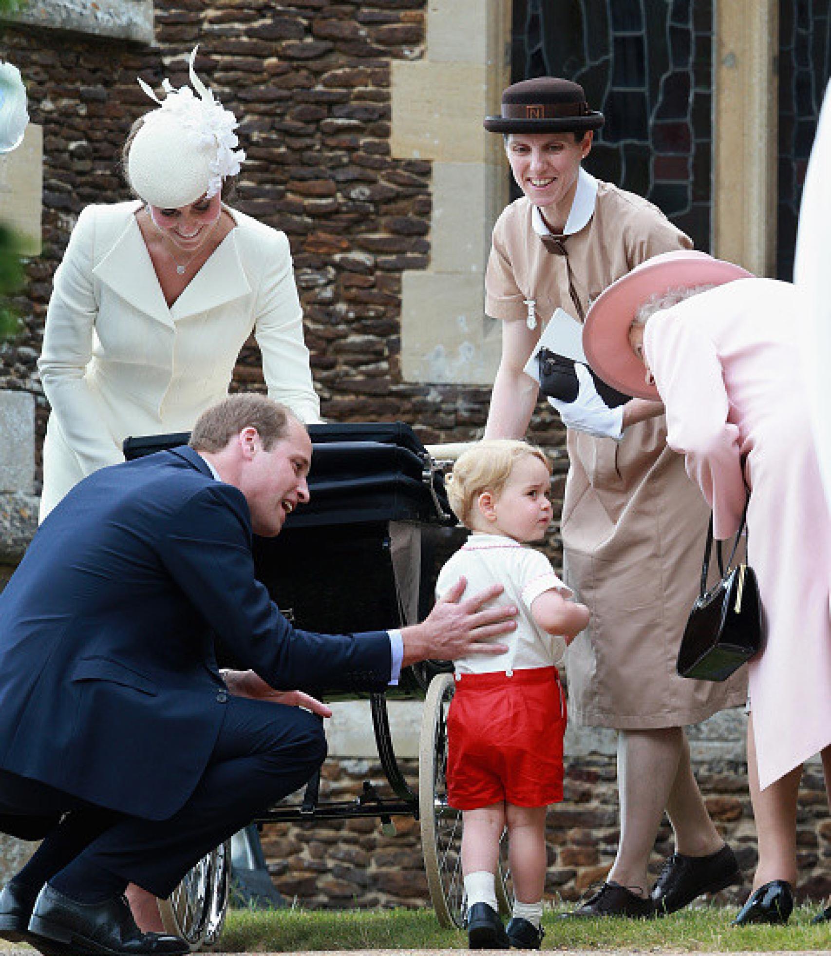 La niñera con los Príncipes de Gales en 2015.