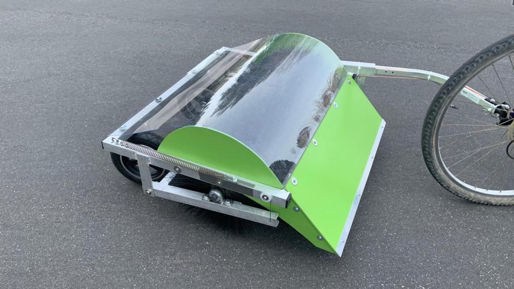 Uno de los prototipos de Bike Lane Sweeper