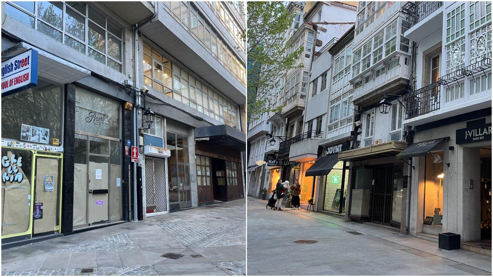 Calle Arco y Calle Álvaro Cebreiro de A Coruña