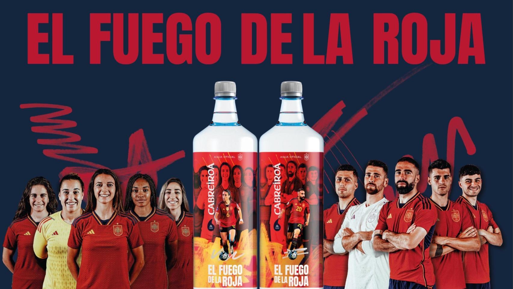 La gallega Cabreiroá será el agua oficial de la Selección Española de Fútbol