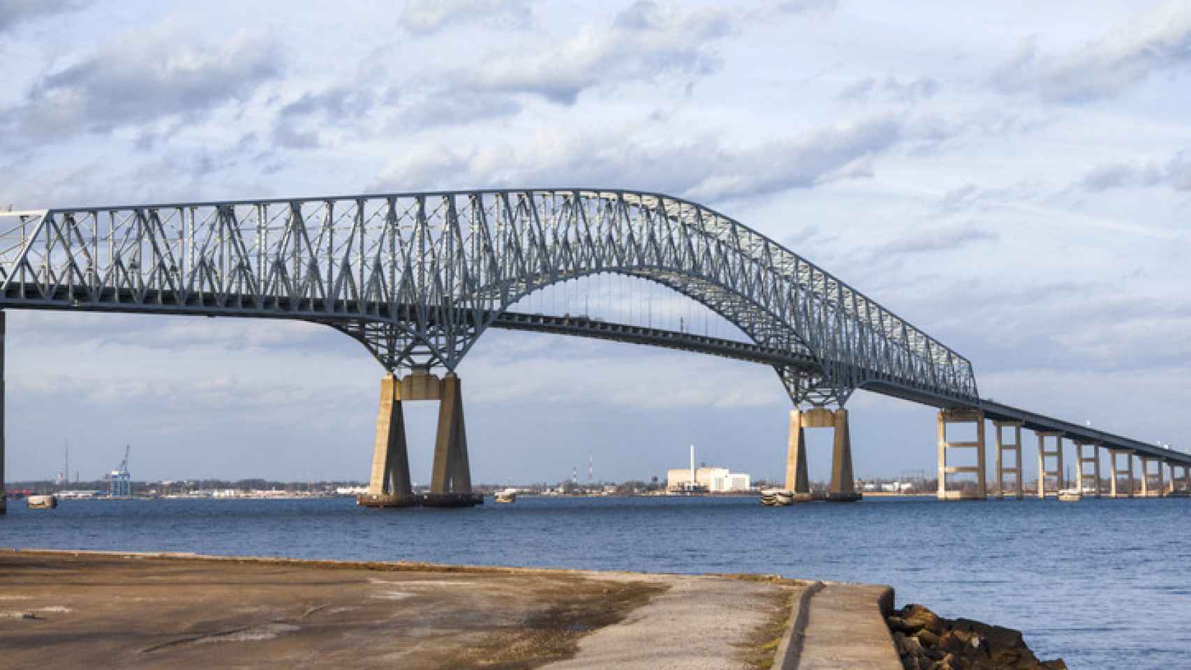 El puente Francis Scott Key, en Baltimore (Estados Unidos).
