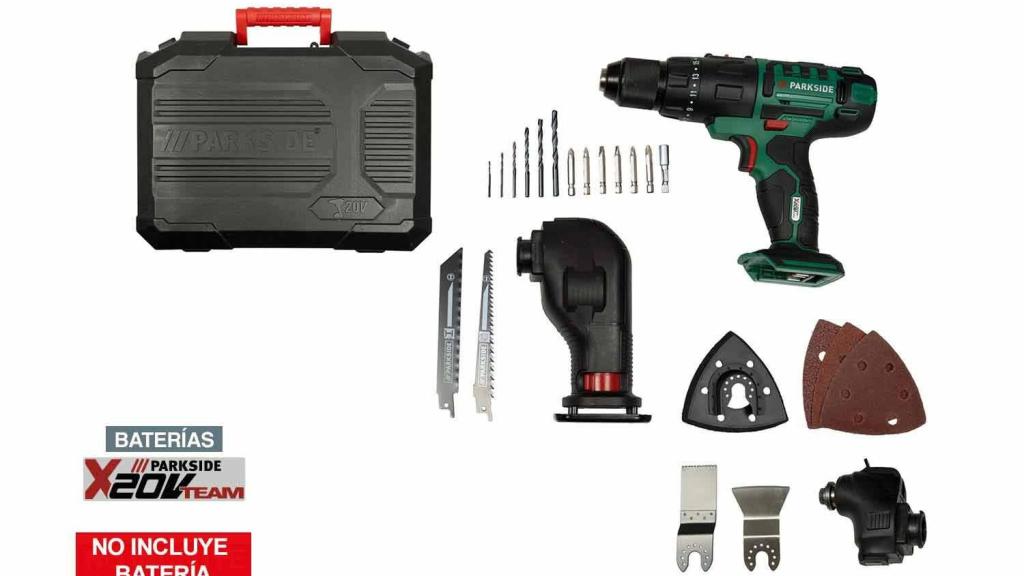Multiherramienta recargable 3 en 1 20 V.
