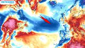 Las anomalías de temperaturas provocadas por el paso de la borrasca Nelson por el Atlántico. Meteored