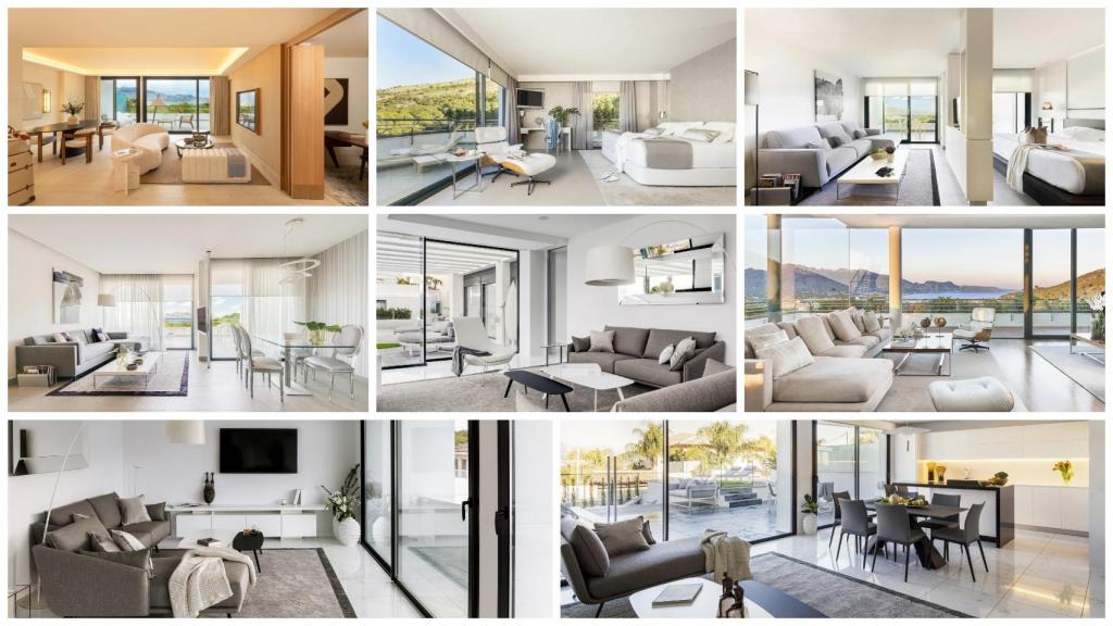 Las 8 suites y residencias.