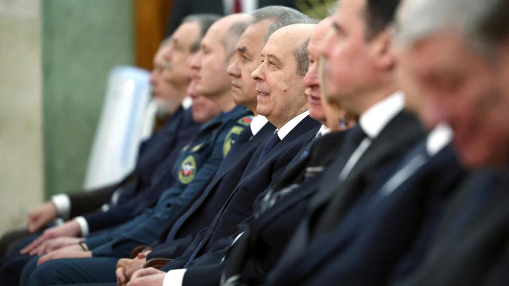 Alexander Bortnikov asiste este martes a una reunión del colegiado de la Fiscalía General rusa.