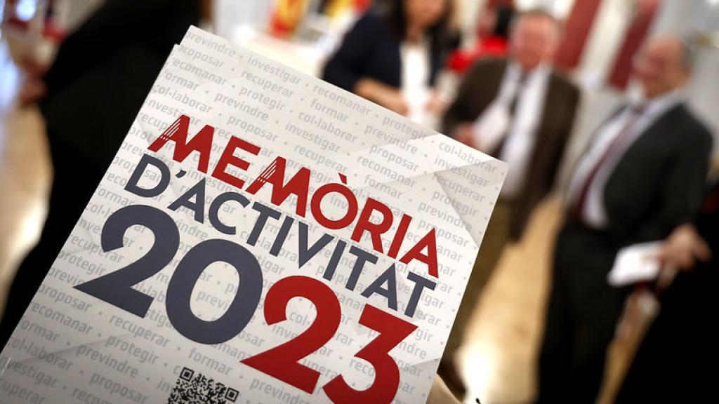 Imagen de la memoria de la AVAF entregada en las Cortes Valencianas