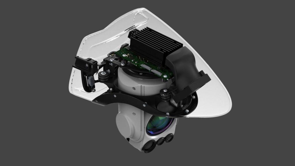 Sensor a bordo del dron Vector