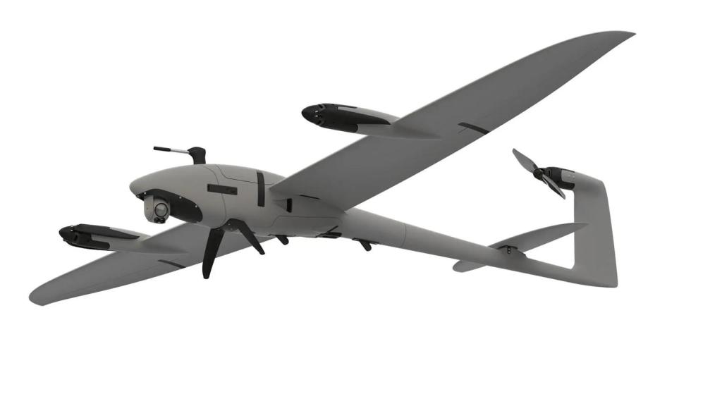 Representación por ordenador del dron Vector
