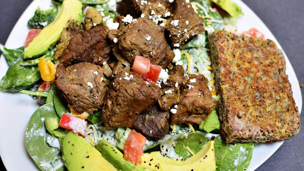 Plato bajo en carbohidratos.