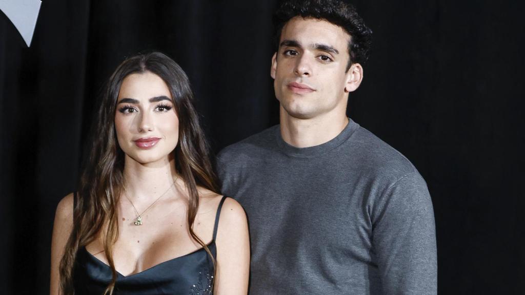 Lola Lolita y su novio en un acto en Madrid.