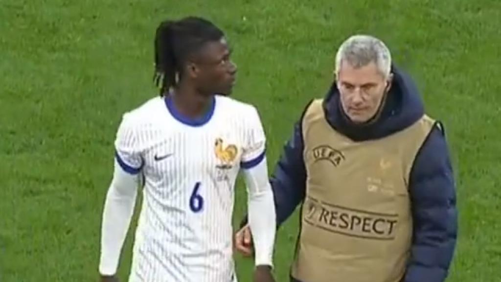 Eduardo Camavinga se marcha lesionado.