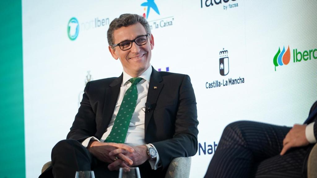 Víctor Manuel López, director general de Eurocaja Rural, en el III Foro Económico Español.