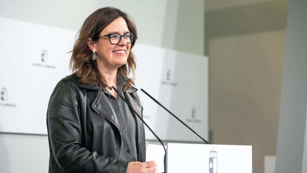 Esther Padilla, consejera portavoz del Gobierno de Castilla-La Mancha.