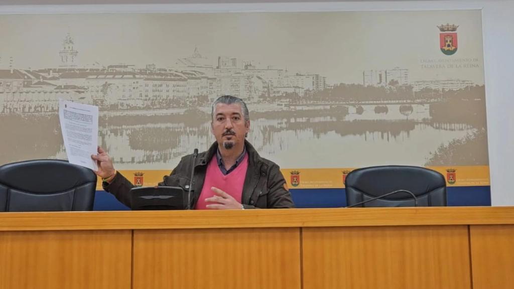 El concejal Gerardo Sánchez. Foto: Ayuntamiento de Talavera.