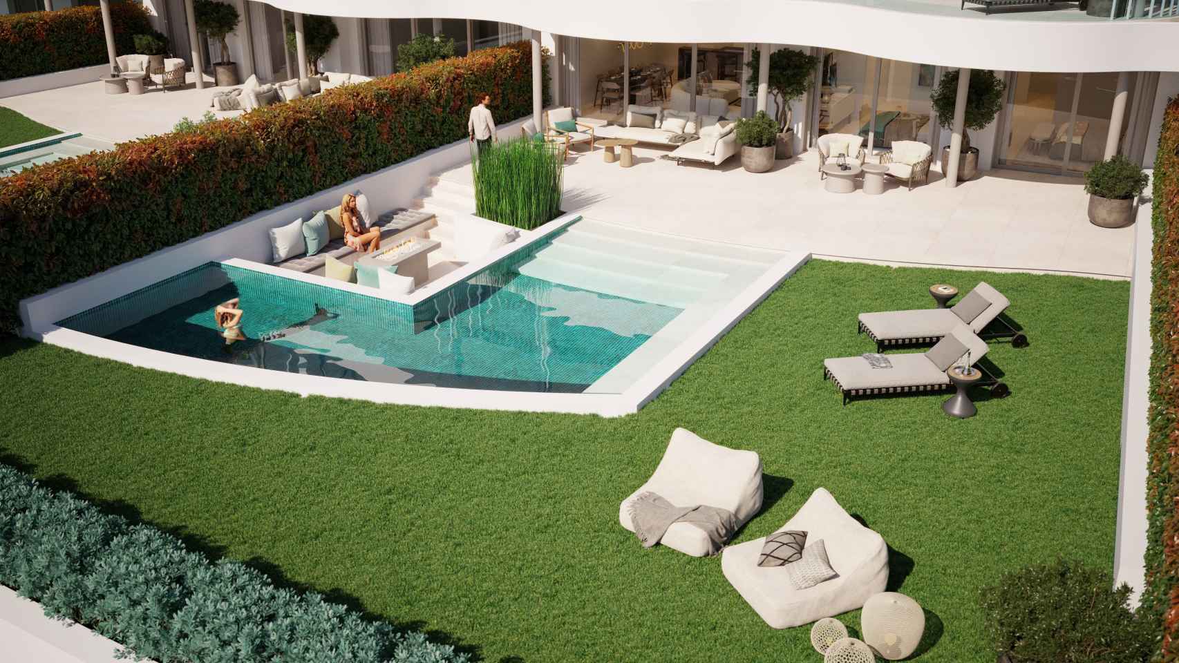 Detalle de la nueva fase de la promoción de viviendas de lujo en Marbella.