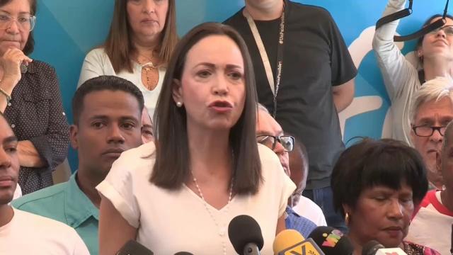 María Corina Machado: Nosotros no vamos a salirnos de la ruta electoral.
