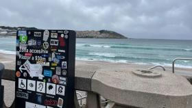 Playa de Orzán, en A Coruña