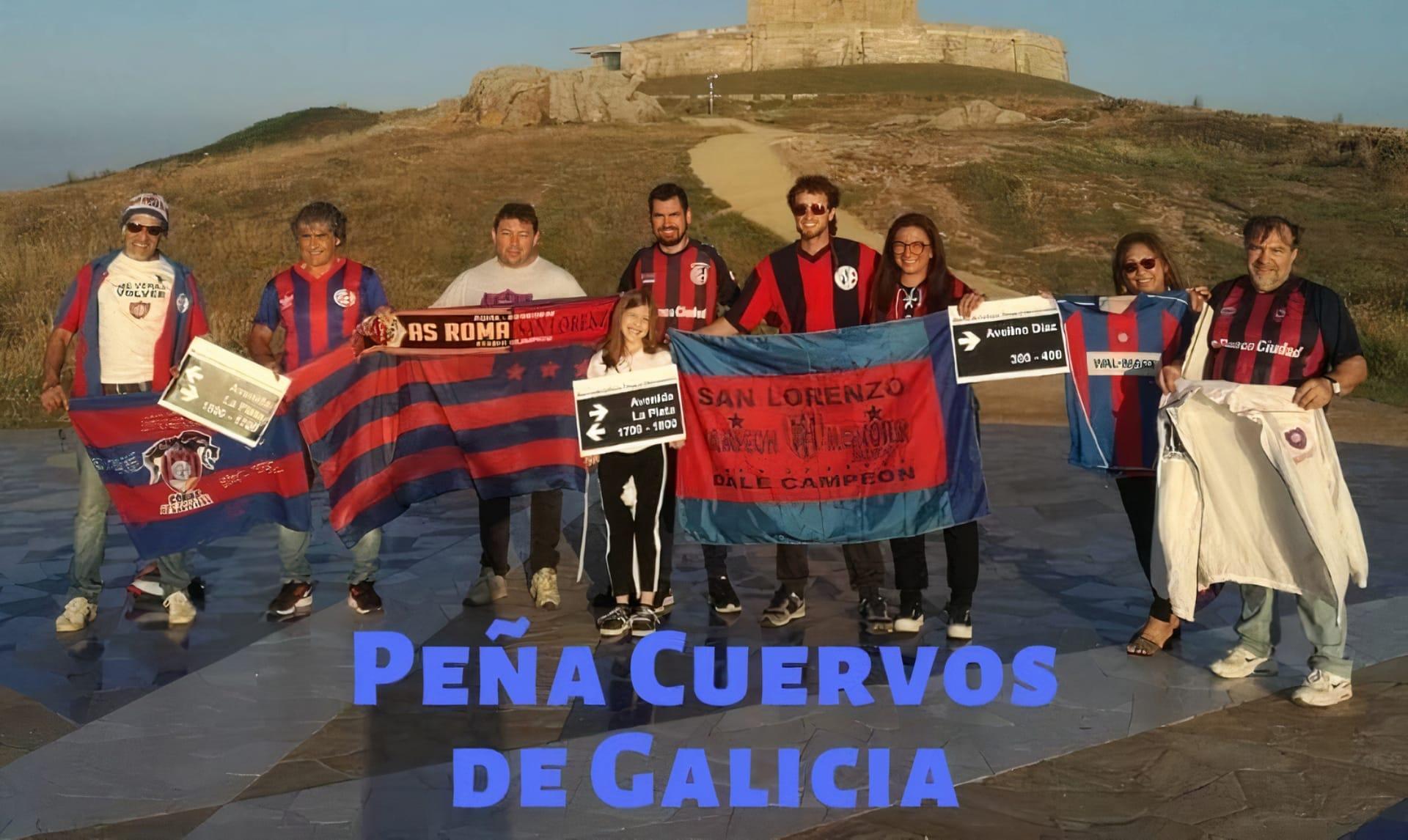 Algunos de los miembros en A Coruña (Foto: Cuervos de Galicia)