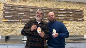 Javier Rafael y Martín Leonardo, socios de Rafa Gelato.