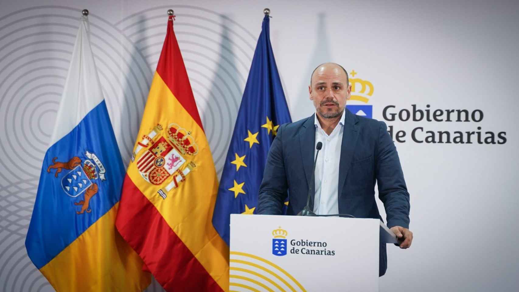 Alfonso Cabello, viceconsejero de Presidencia y portavoz del Gobierno de Canarias, en una imagen reciente.