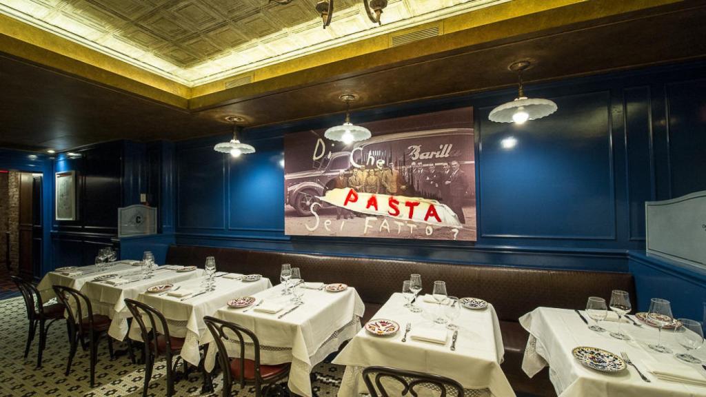 Interior del restaurante Carbone, en Nueva York