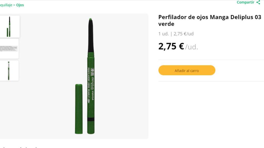 Perfilador de ojos Manga Deliplus.