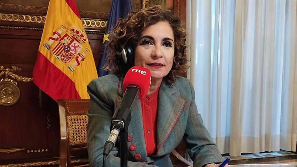 La vicepresidenta primera y ministra de Hacienda, María Jesús Montero, imagen de archivo.
