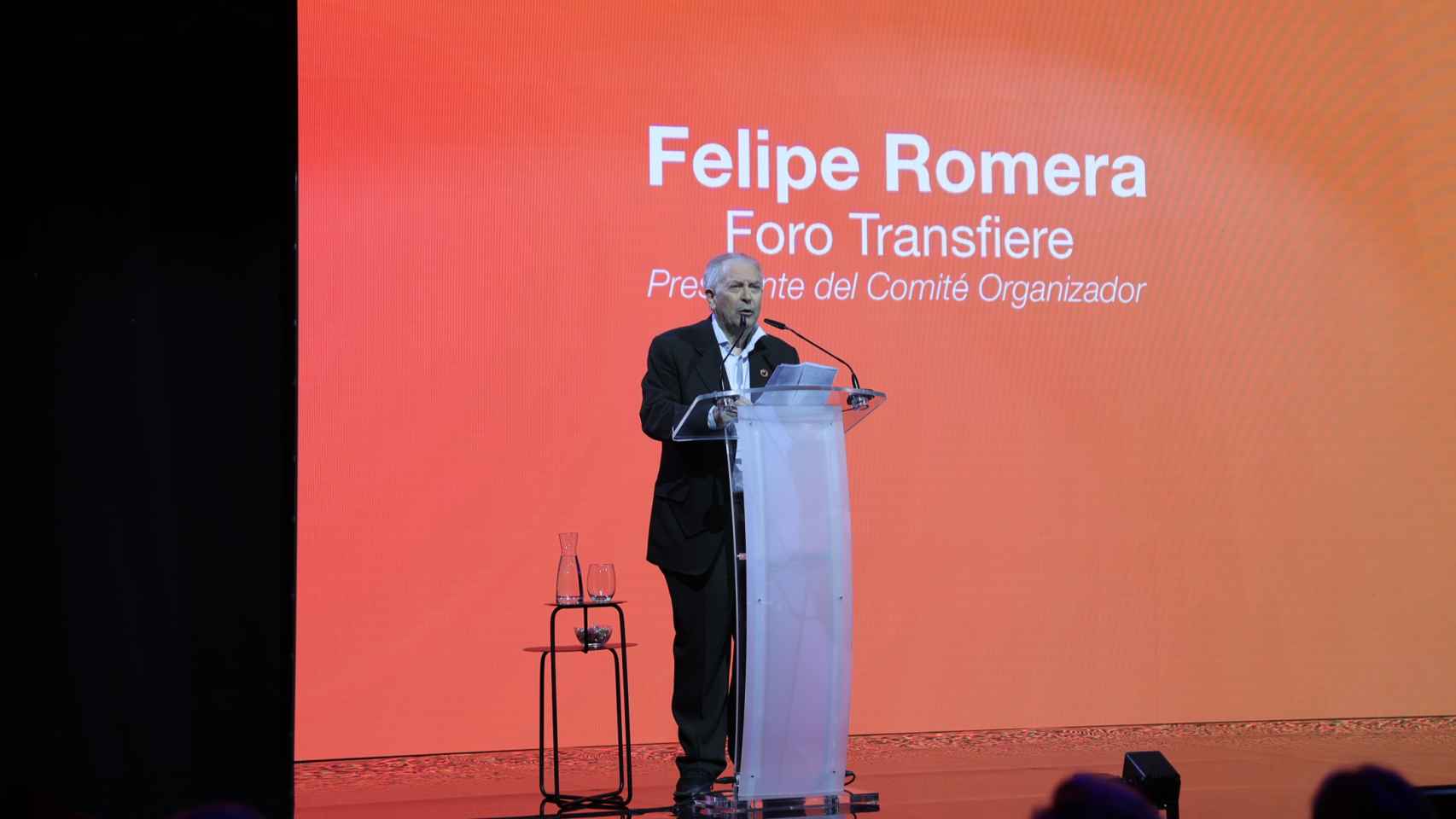 Felipe Romera en la inauguración de Transfiere 2024.