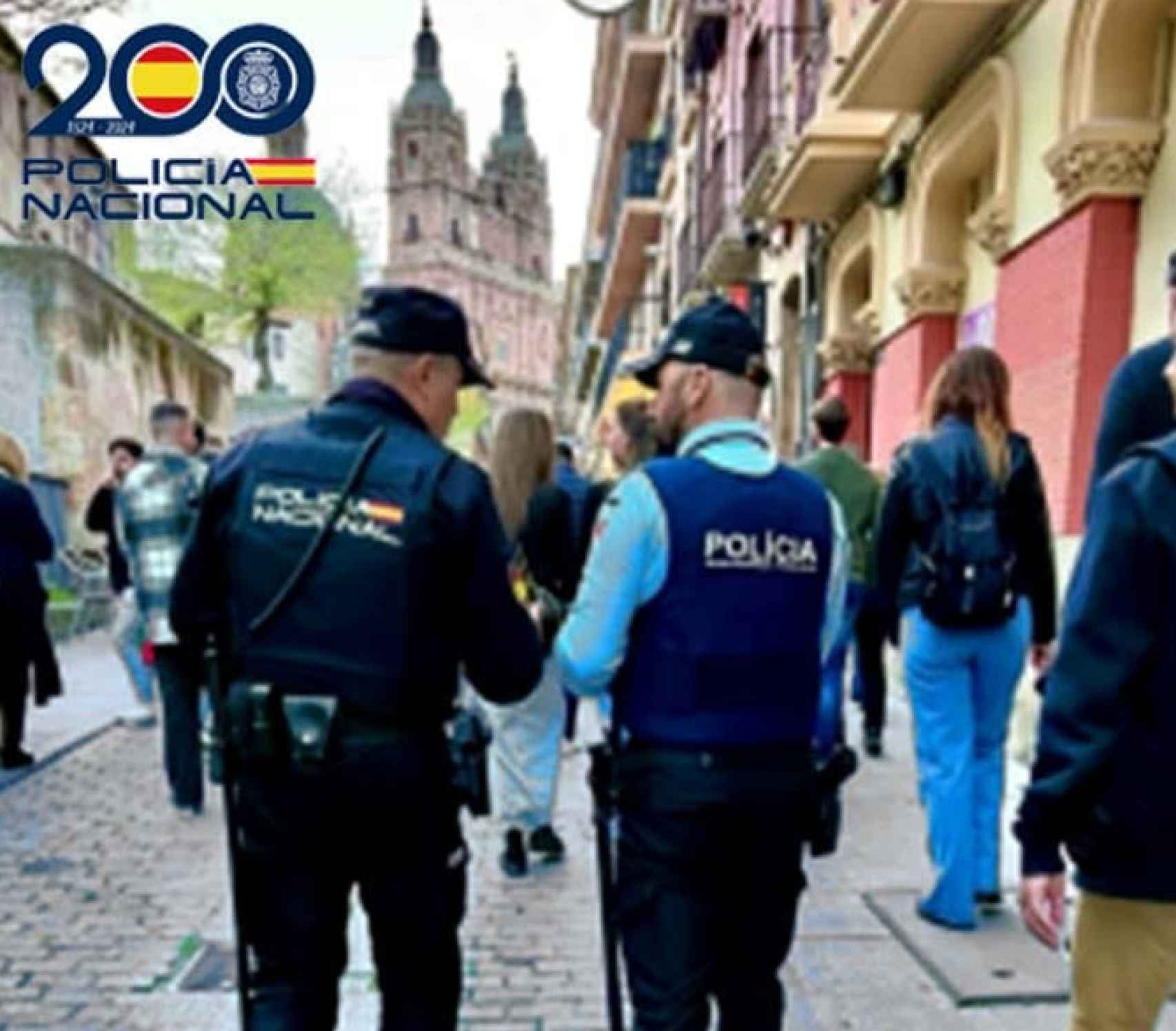 Patrullas conjuntas  de las policías española y portuguesa por las calles de Salamanca