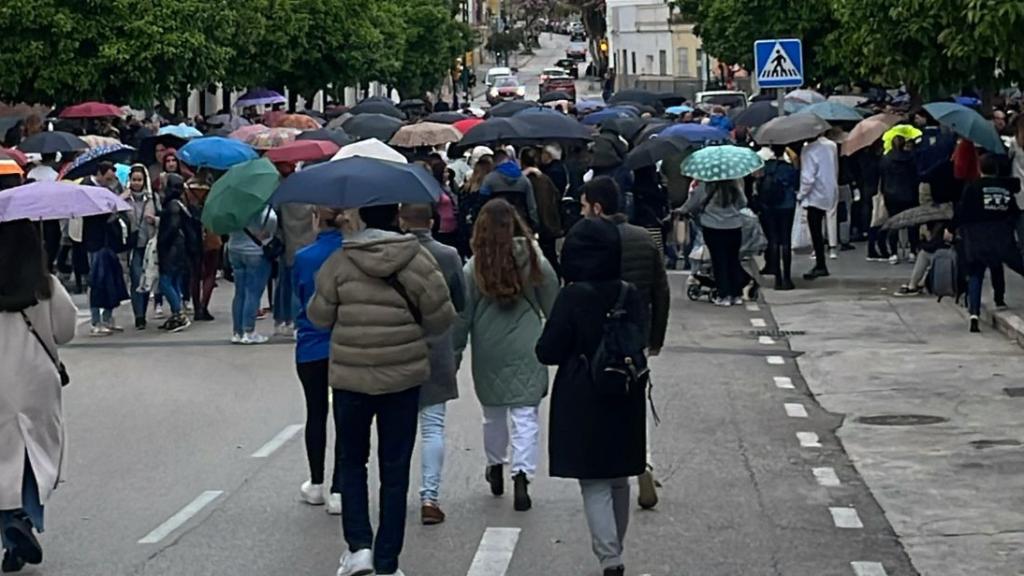 Así está la casa hermandad de Salesianos.