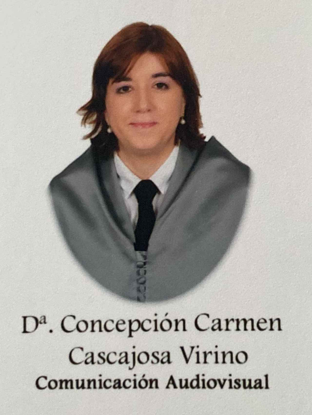 Imagen de la  nueva presidenta de la RTVE, en una de las orlas de la Universidad Carlos III.