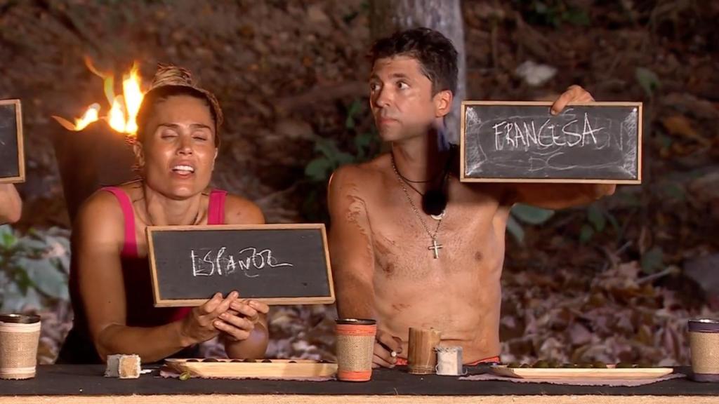 Blanca Manchón y Ángel Cristo Jr. en 'Supervivientes'.