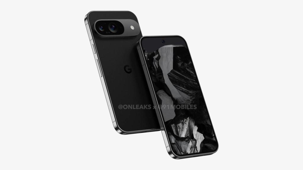 Imagen renderizada del Pixel 9 basada en una filtración
