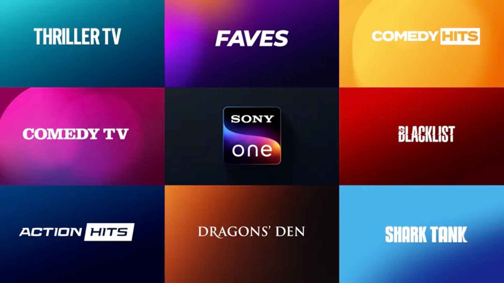 Canales disponibles en Sony One en televisores Samsung y LG
