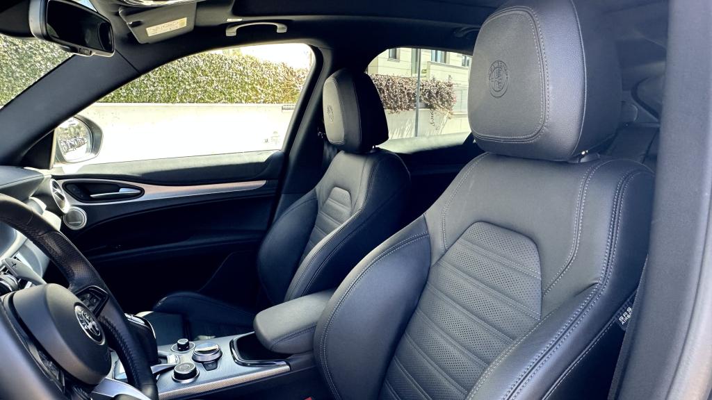 Interior del Alfa Romeo Stelvio.