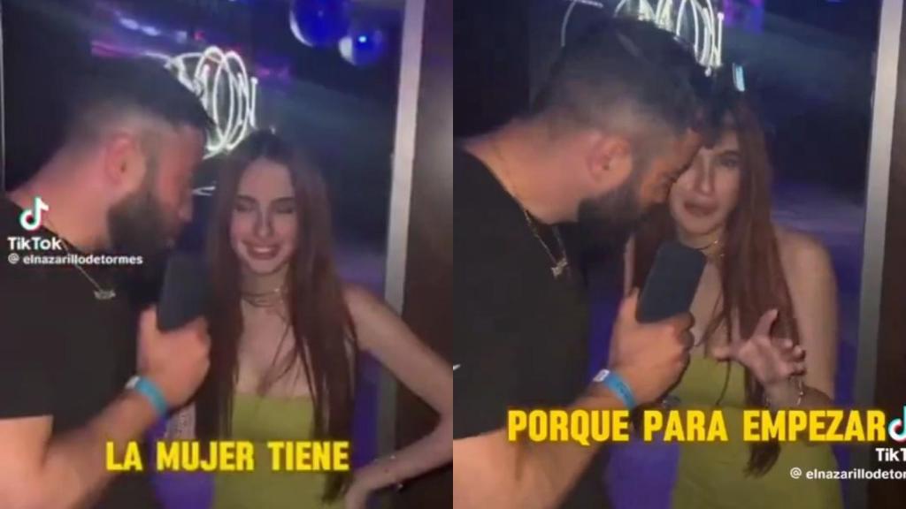 La joven viral y el creador de contenido