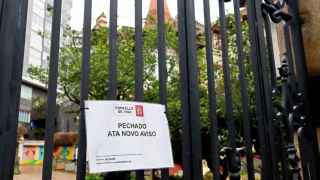 Imagen de la Casa Da Xuventude de Vigo cerrada.