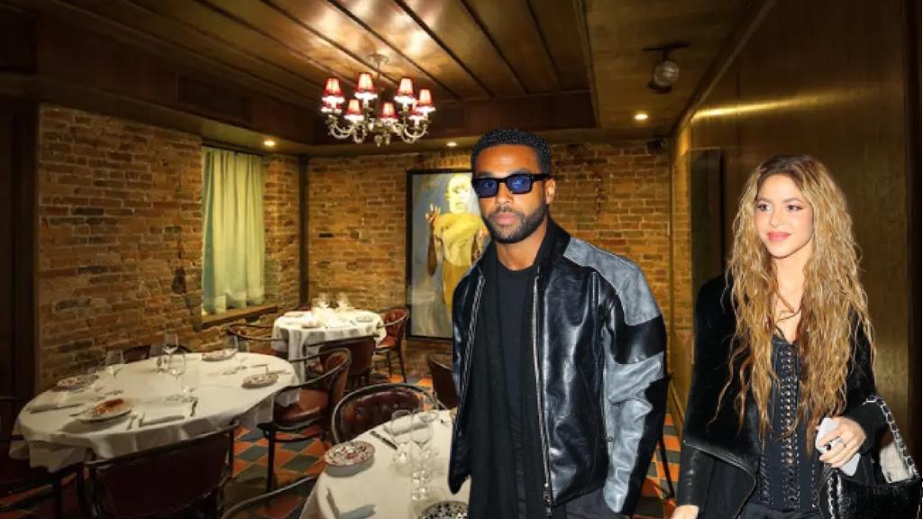 Montaje de Shakira y Lucien Laviscount en Carbone