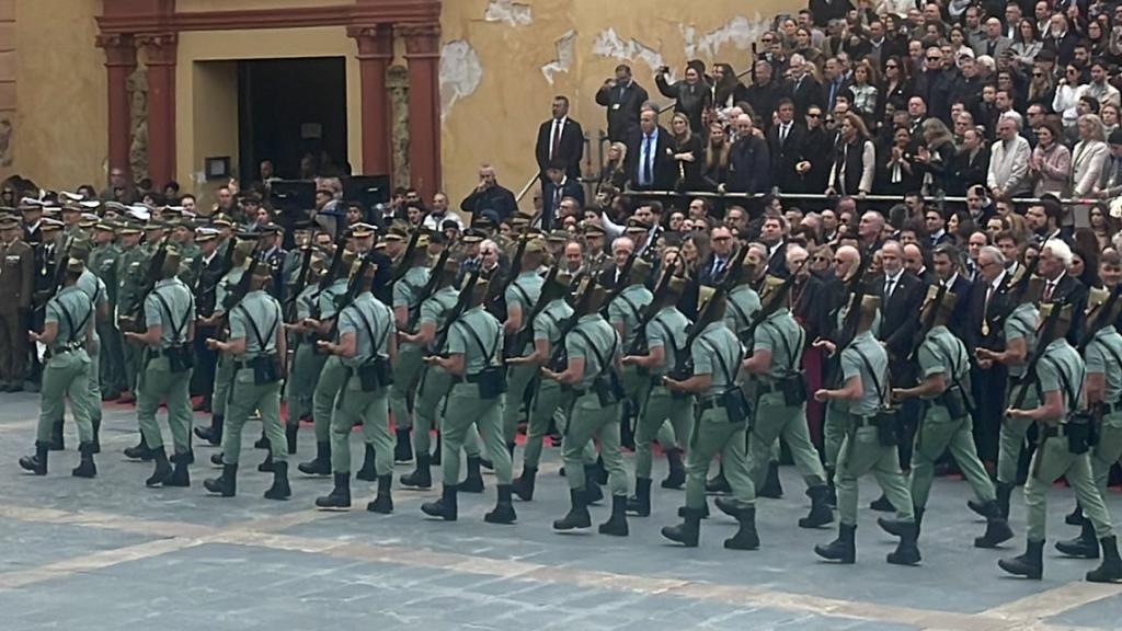 Los legionarios se marchan