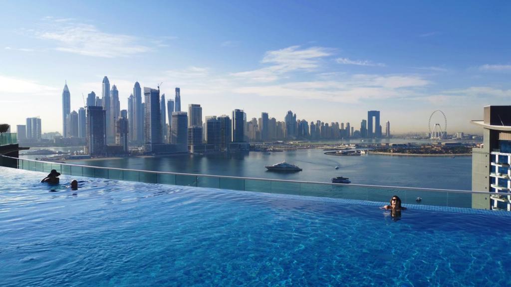 Vistas desde la azotea del hotel NH The Palm, en Dubái. Foto: F. D. Quijano