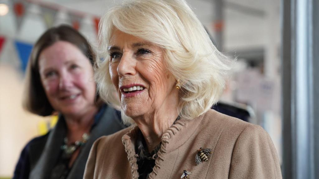 La reina Camilla en un acto público, en Shrewsbury, este pasado 27 de marzo.