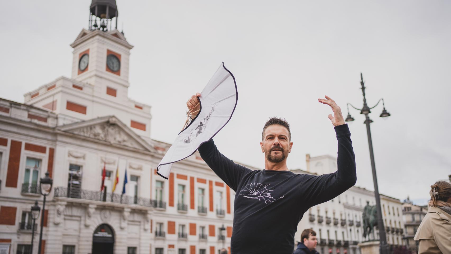 Luis Font, al final de su jornada.