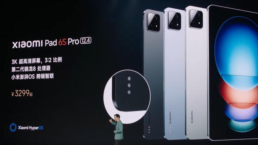 La tablet Xiaomi Pad 6S Pro usada en el Xiaomi SU7