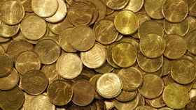 Imagen de monedas de 20 céntimos.