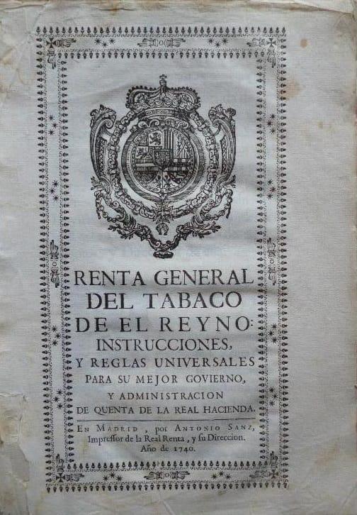 Renta general del tabaco. https://www.abebooks.de
