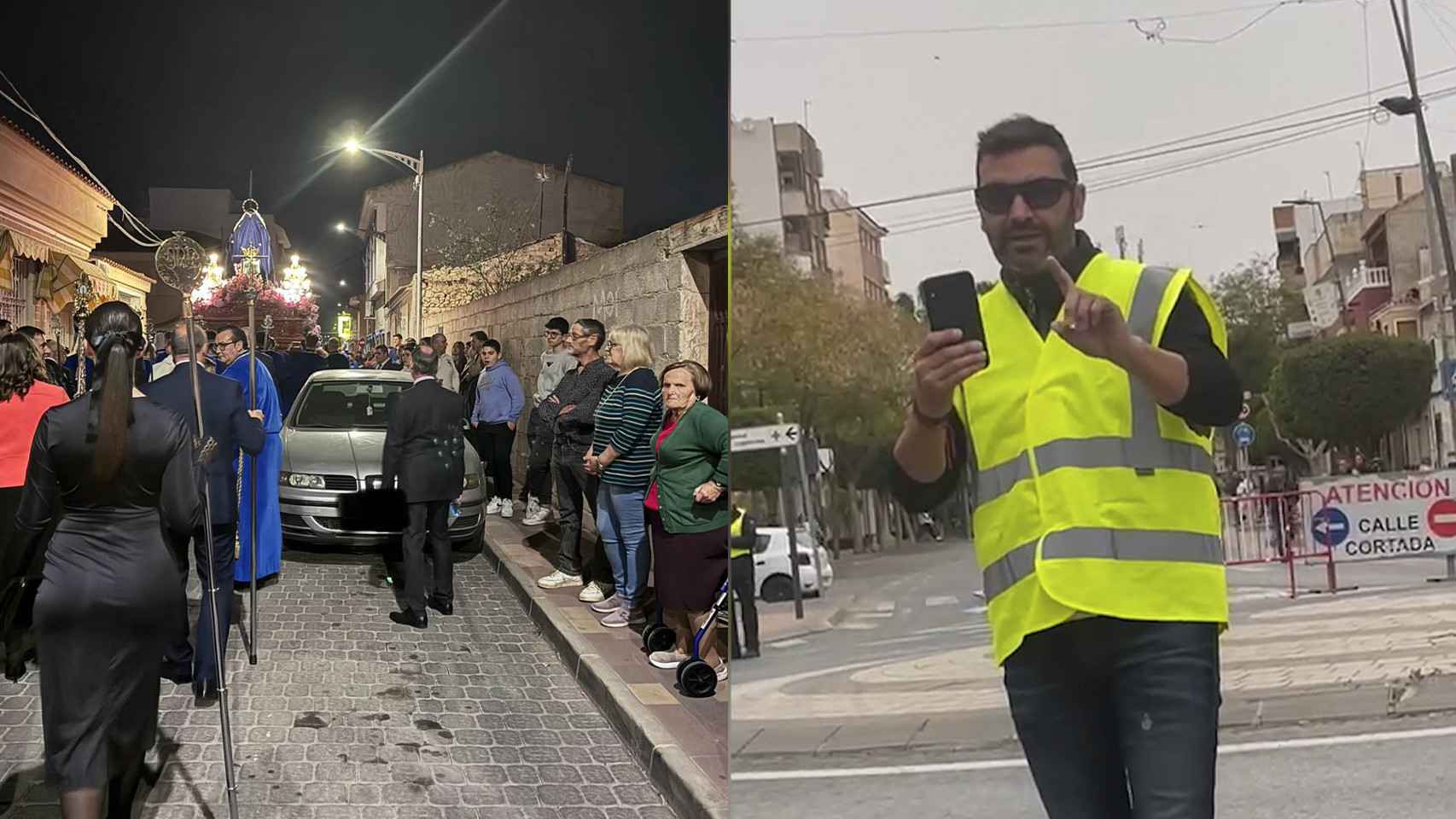 Pablo Alberto, el edil de Vox que dirige el tráfico en un pueblo de Murcia: todos sus policías están de baja