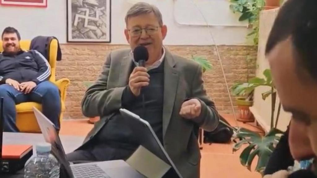 Ximo Puig, durante su participación en el podcast 'Xusma Deluxe'. EE