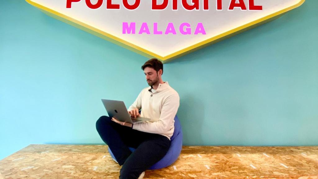 El creador de Chatscale, Alejandro Estebánez, en el Polo Digital.